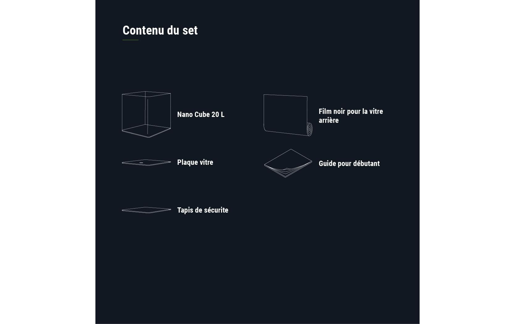 Dennerle Aquarium Nano Cube, 20 l