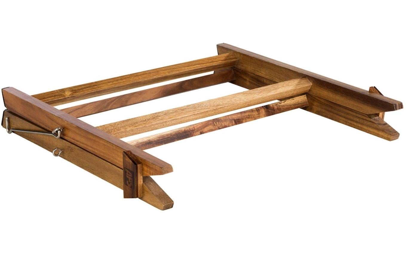 APS Serviergestell 2-stufig Braun/Schwarz