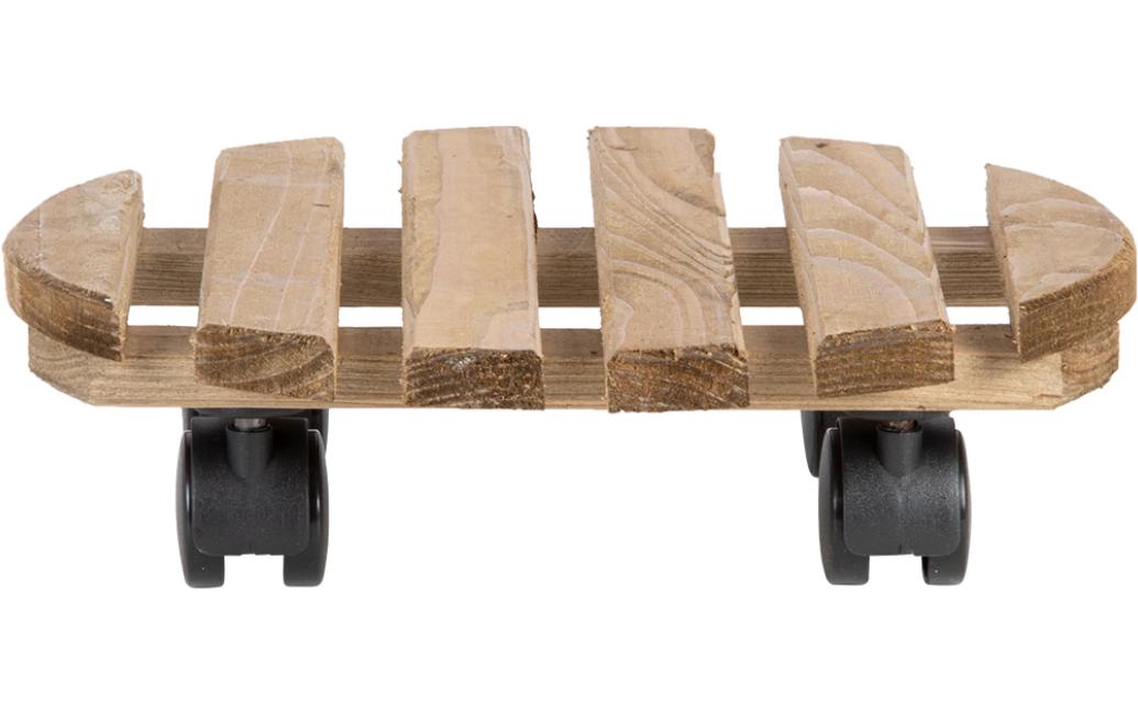 Esschert Design Rolleruntersetzer Rund L Braun Esschert Design Rolleruntersetzer Rund L Braun