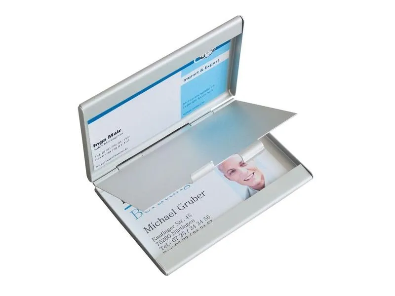 Sigel Kreditkartenetui Twin 2-fach, Silber Sigel Kreditkartenetui Twin 2-fach, Silber