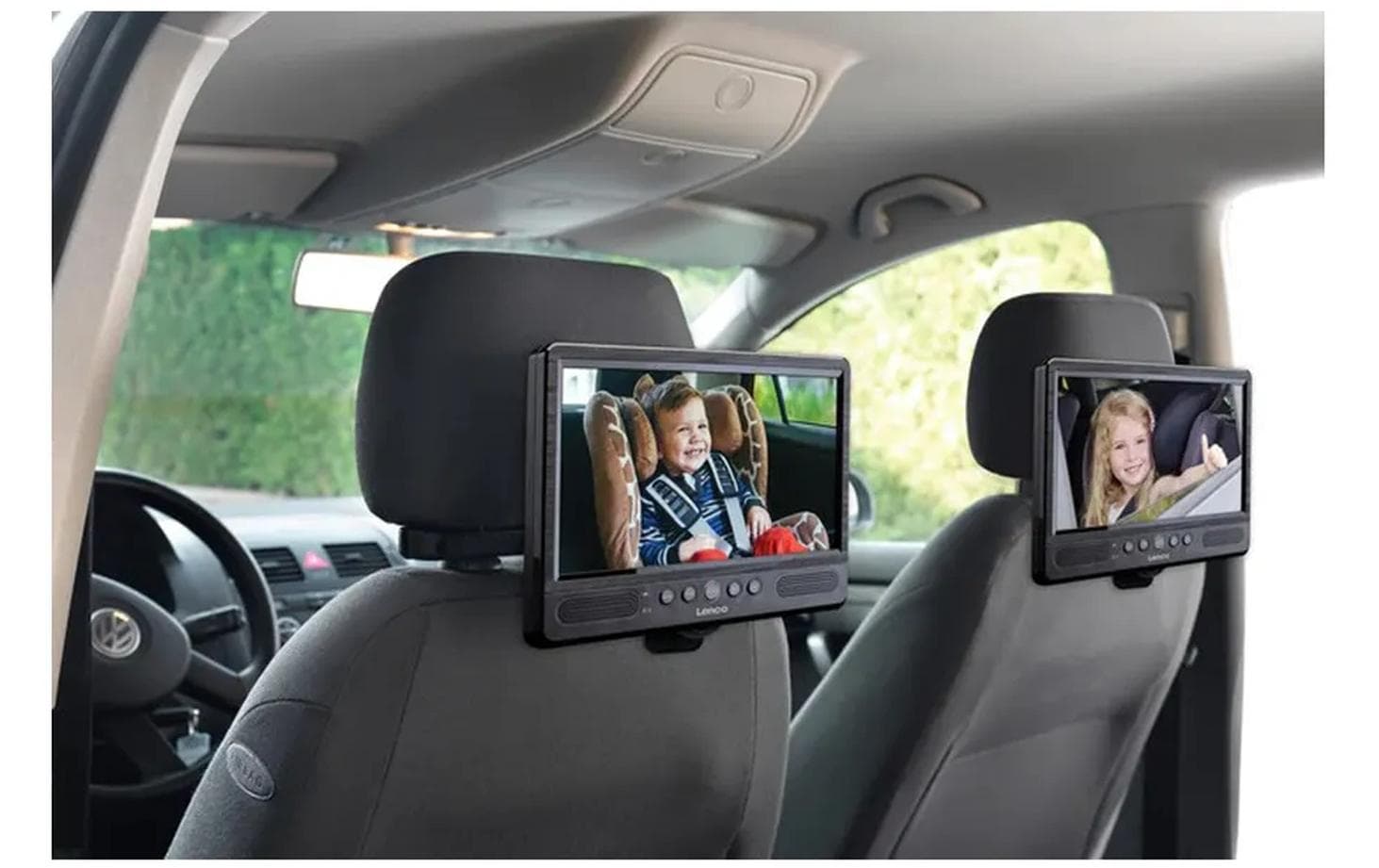 Lenco Portabler Dual DVD Player DVP-1046BK