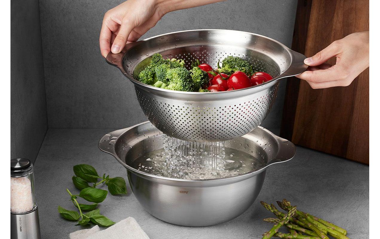 GEFU Rührschüssel Premio 2.4 l, Silber