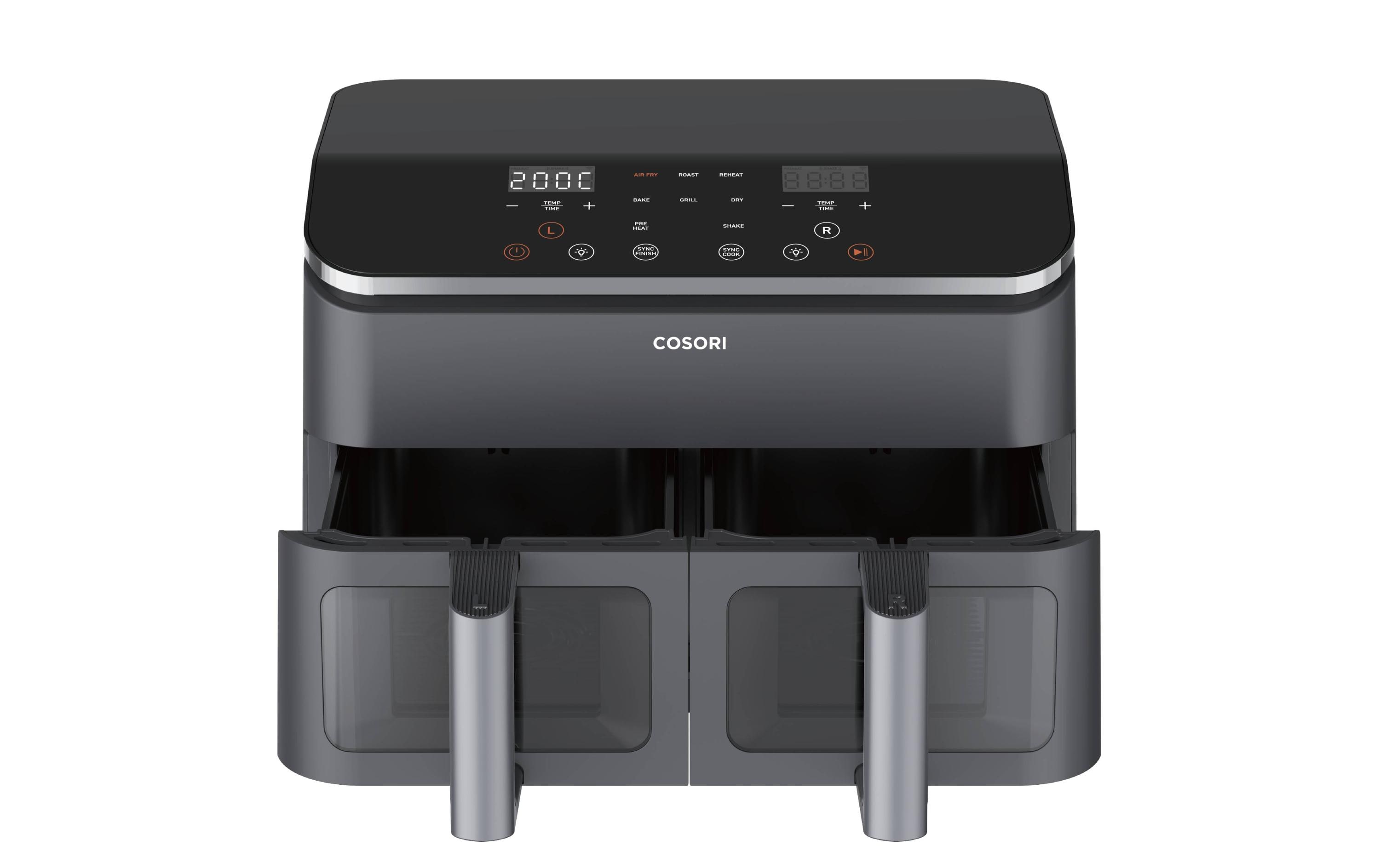 Cosori Heissluft-Fritteuse Dual Basket 8.5 l