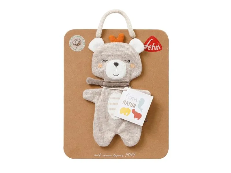 fehn Greifling Knister-Teddy Natur