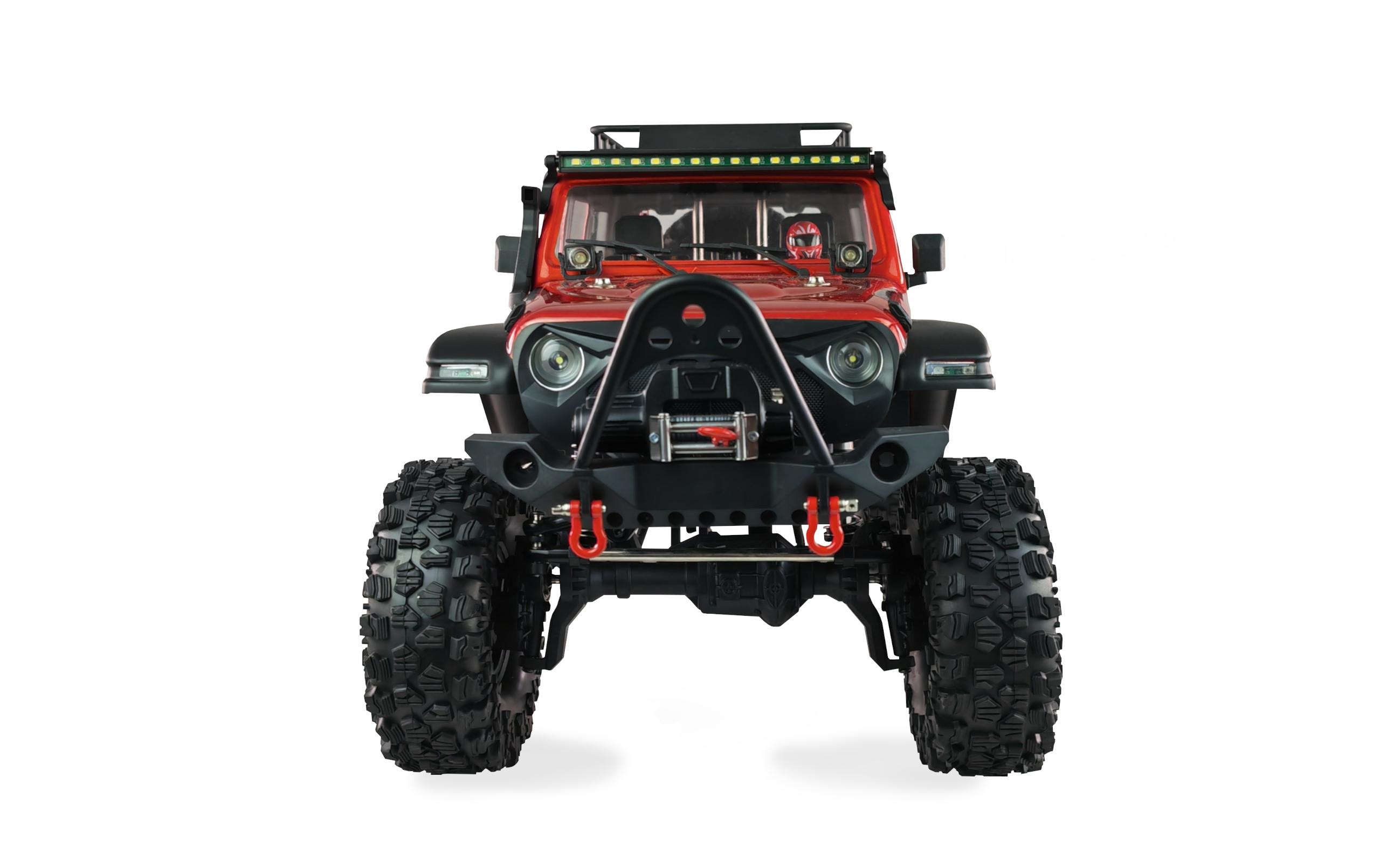 Amewi Scale Crawler AMXRock CT10 Crosstrail Rot, ARTR, 1:10 Amewi Scale Crawler AMXRock CT10 Crosstrail Rot, ARTR, 1:10