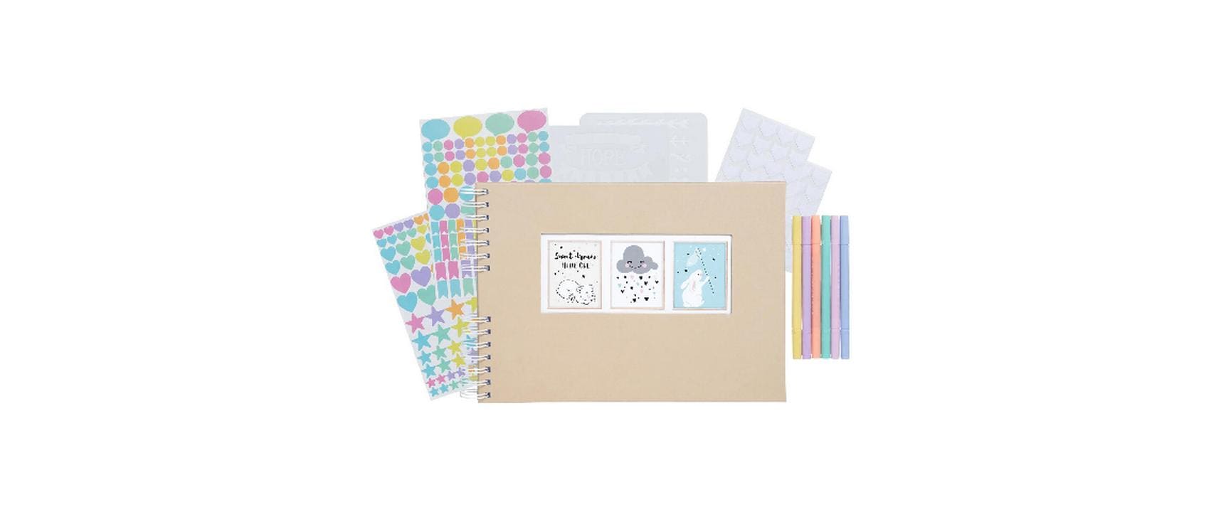 Exacompta Scrap-Addict Set, Beige