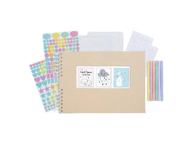Exacompta Scrap-Addict Set, Beige Exacompta Scrap-Addict Set, Beige