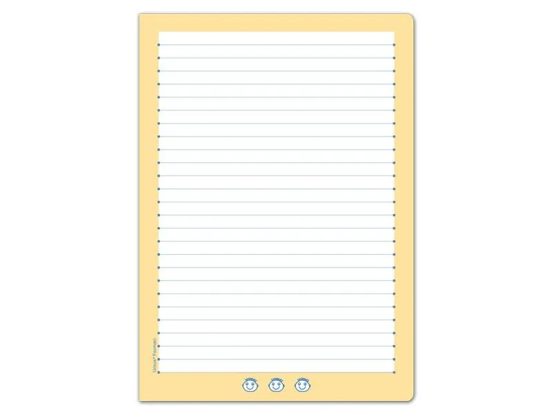 Formati Plus C.200, A4, Liniert, Gelb