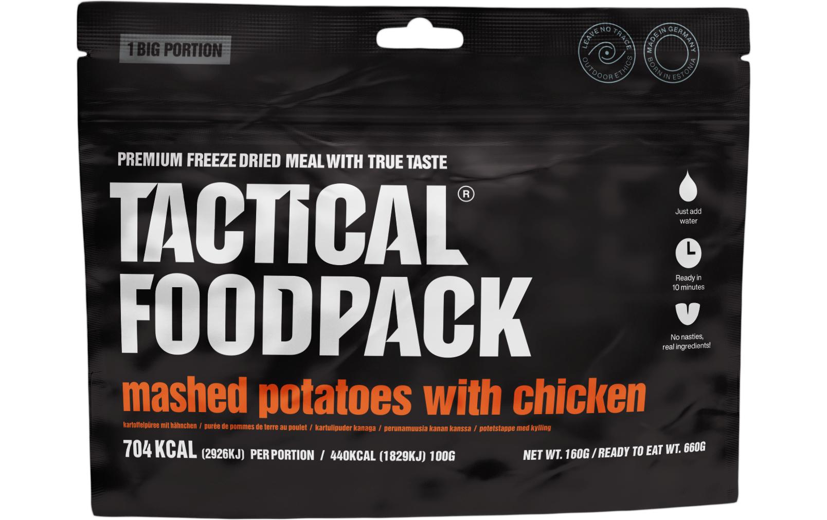 Tactical Foodpack Hauptgericht Kartoffelpüree mit Huhn Tactical Foodpack Hauptgericht Kartoffelpüree mit Huhn