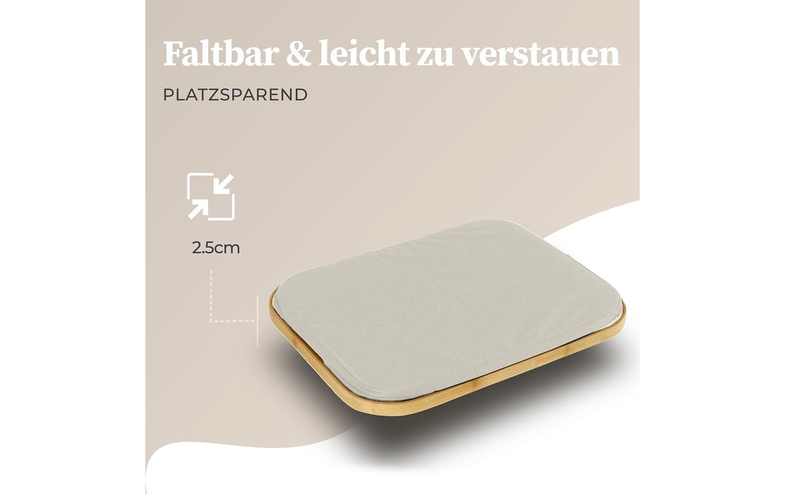 Hennez Aufbewahrungskorb Adrian Beige/Weiss, 40 l