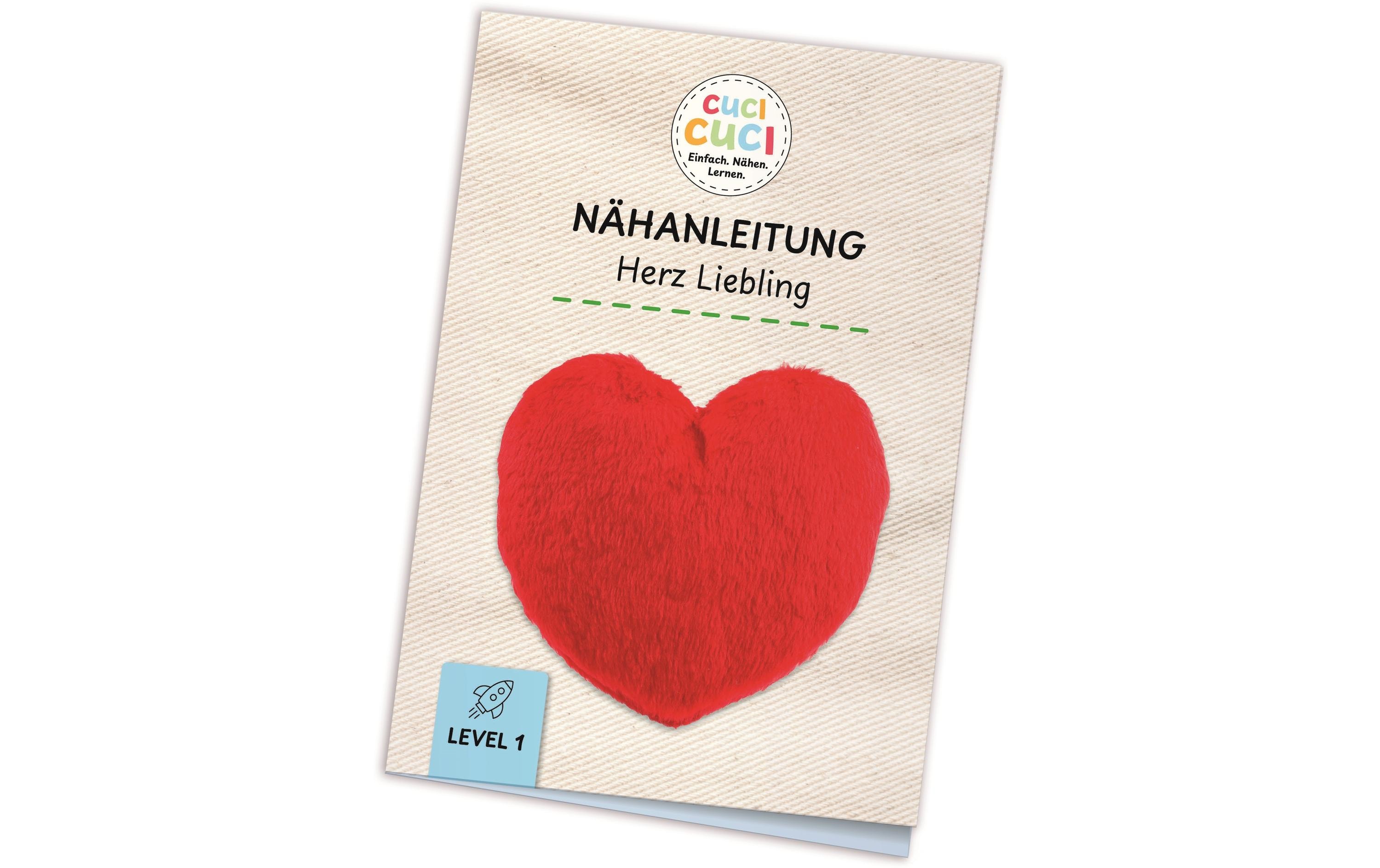 CuciCuci Nähset Herz, Rot