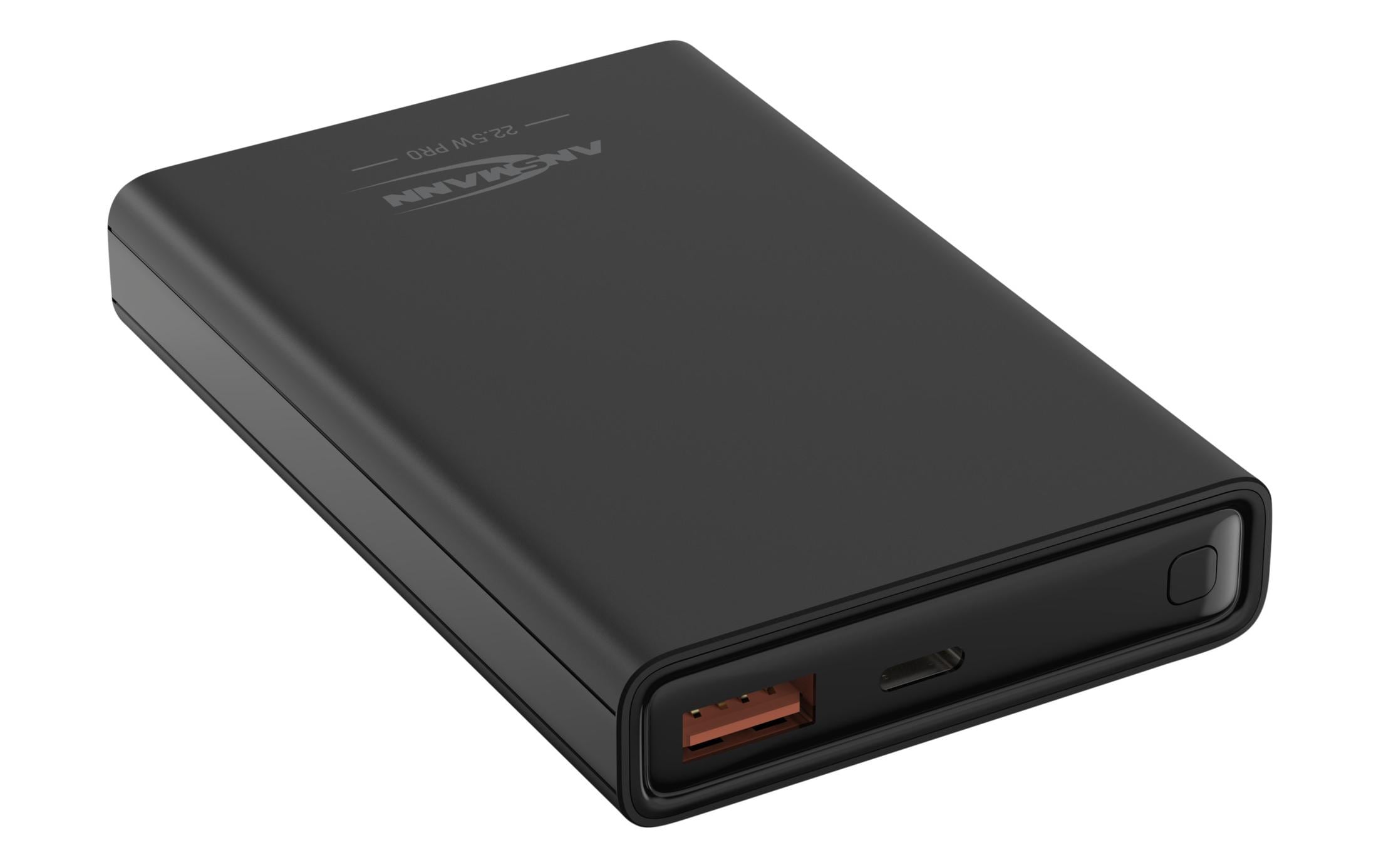 Ansmann Powerbank PB222PD, 10000 mAh, Schwarz Ansmann Powerbank PB222PD, 10000 mAh, Schwarz