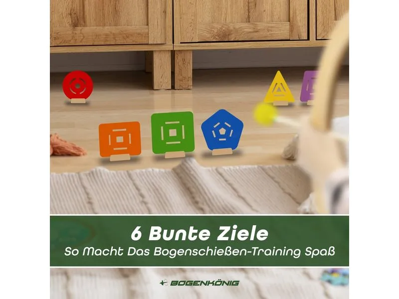 Bogenkönig Bogenschiess-Set 12-teilig Bogenkönig Bogenschiess-Set 12-teilig