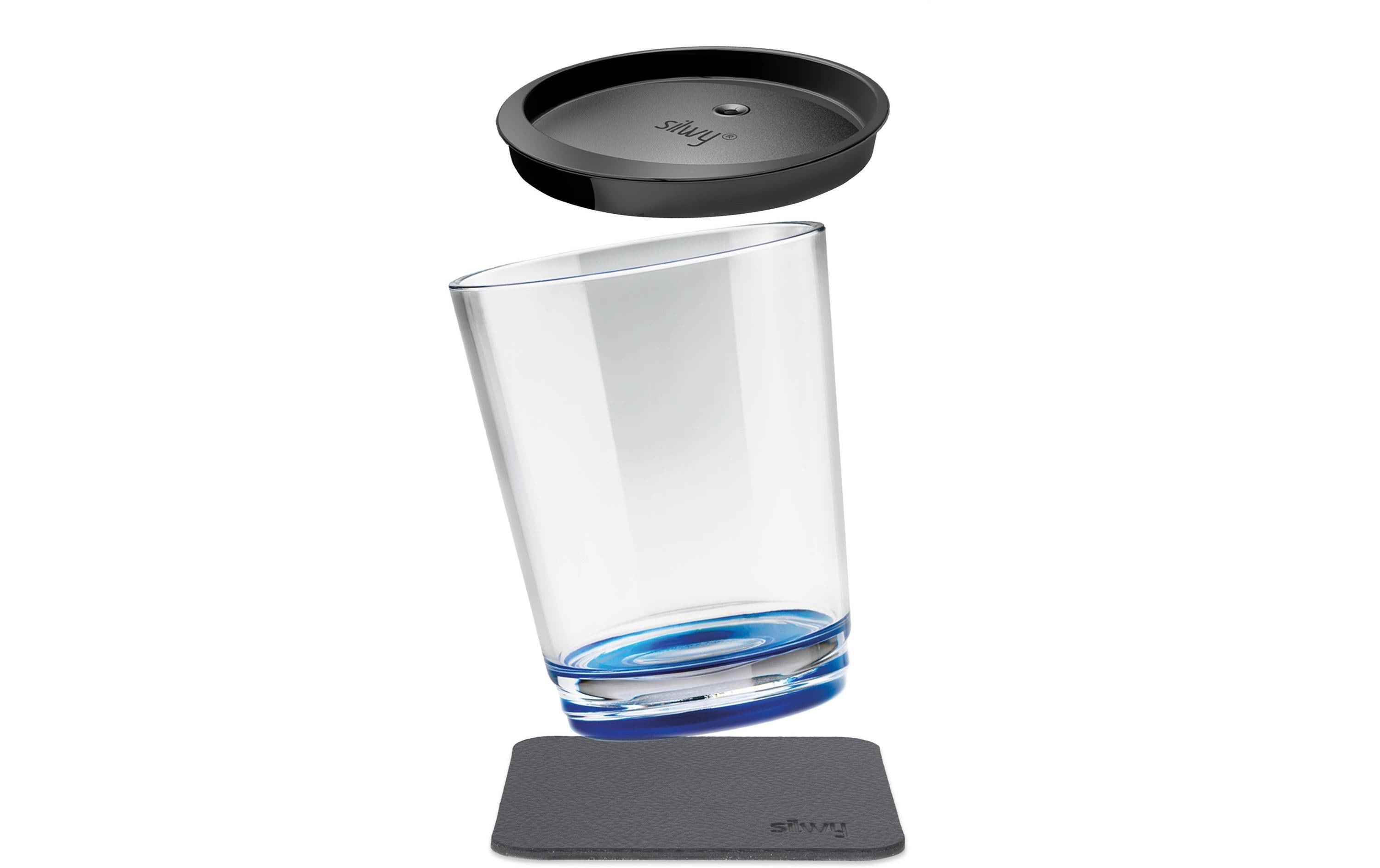 Silwy Magnet-Kunststoff-Trinkbecher Triple Blau