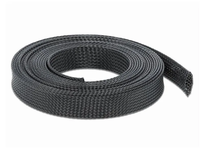 Delock Kabelschlauch 10mx19mm, dehnbar Schwarz