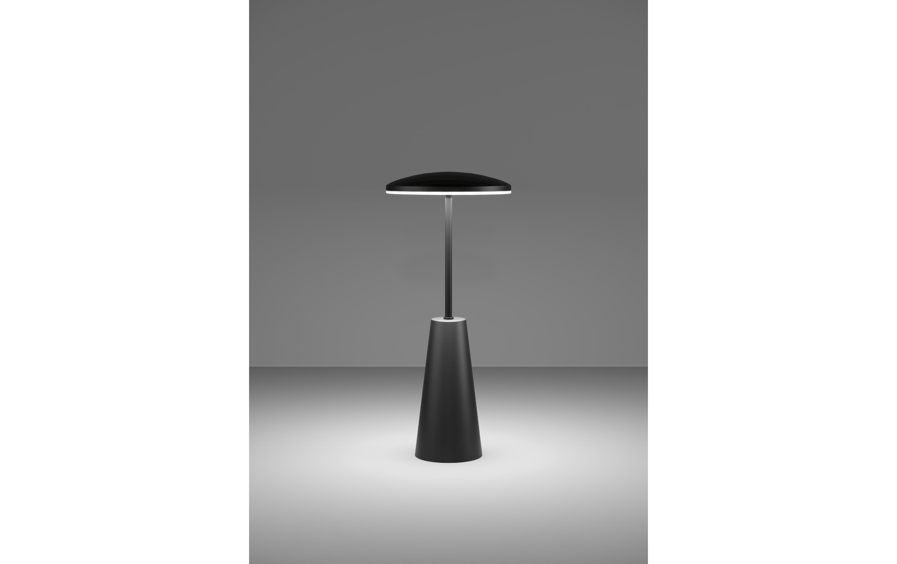 EGLO Leuchten Tischleuchte Piccola Akku LED-CCT Touch Schwarz