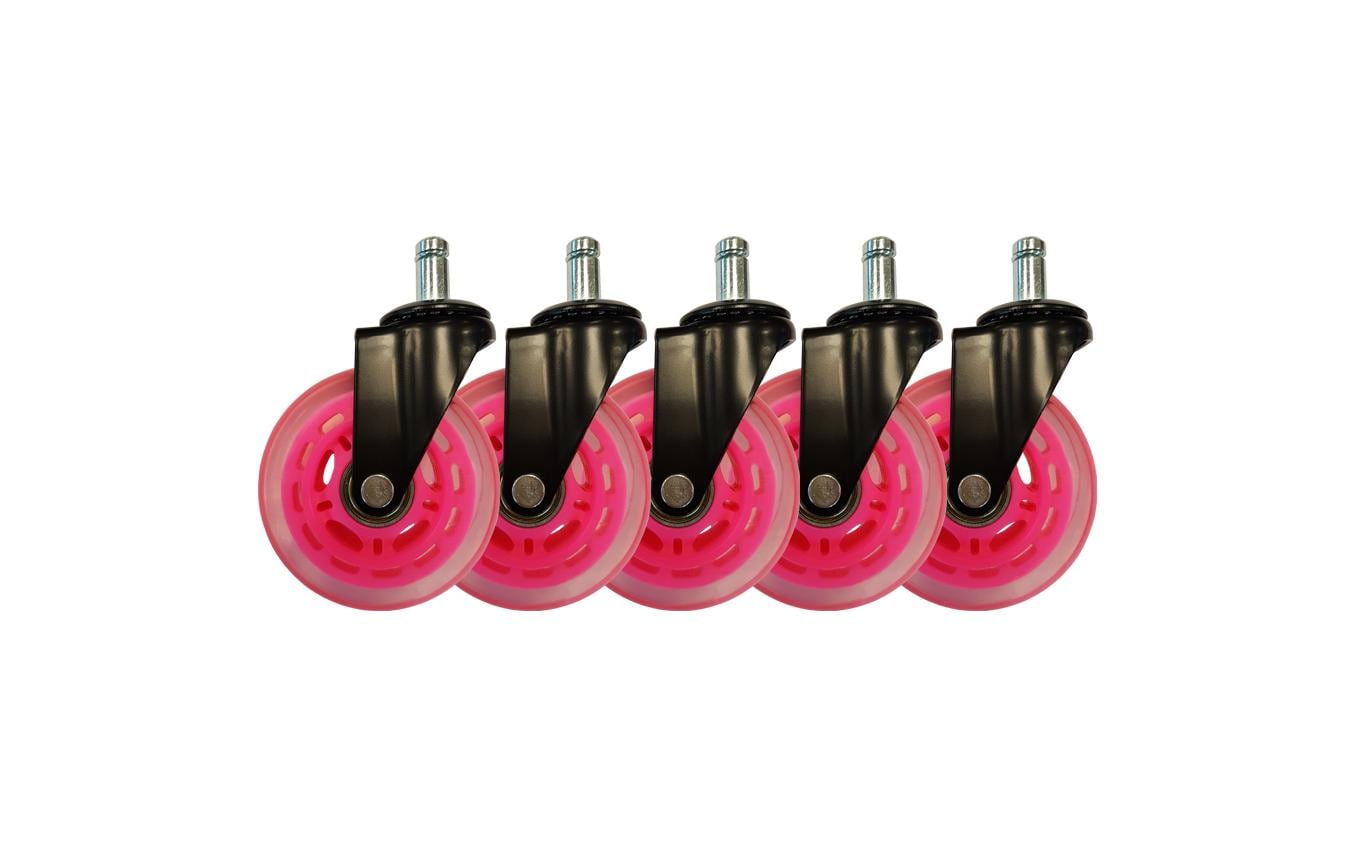 LC-Power Gaming Stuhlrollen 5er Set Pink LC-Power Gaming Stuhlrollen 5er Set Pink