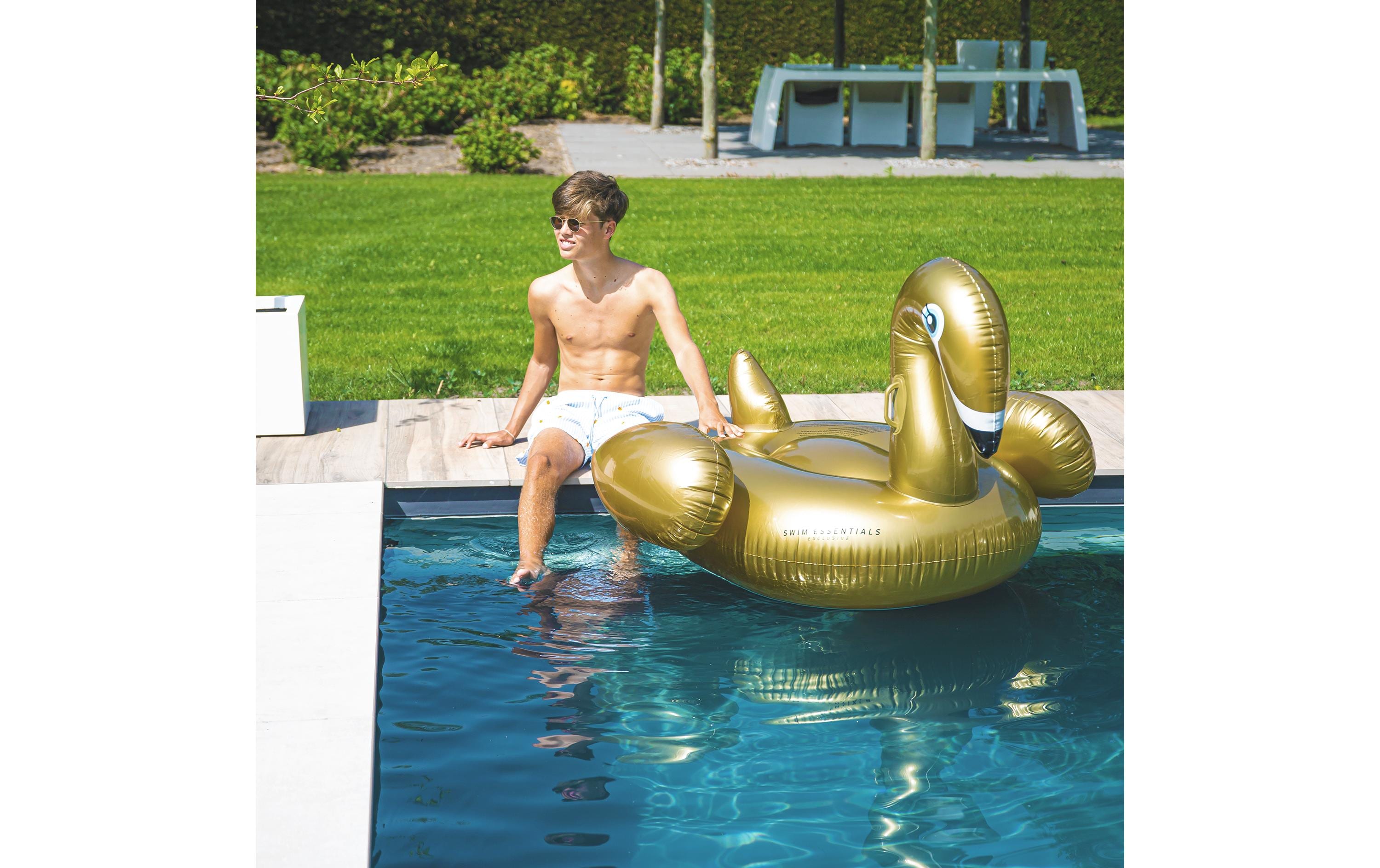 Swim Essentials Schwimmtiere Gold Swan
