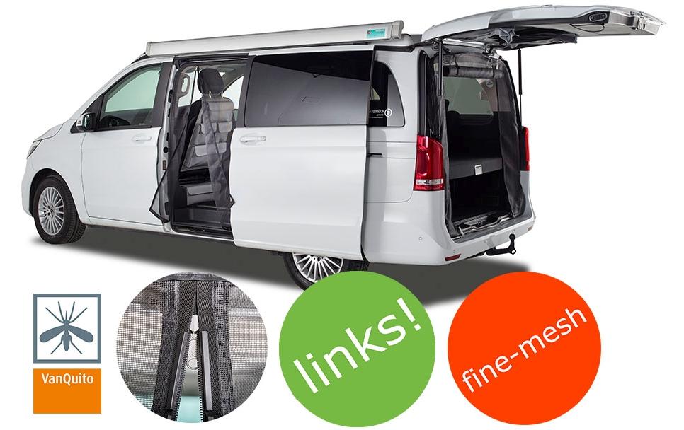 Van Quito Moskitonetz Magnet fein-mesh MB V-Klasse/Vito/Marco Polo Van Quito Moskitonetz Magnet fein-mesh MB V-Klasse/Vito/Marco Polo
