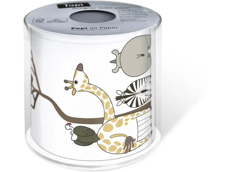 Paper + Design Toilettenpapier Animals Rollen, 3-lagig, Mehrfarbig Paper + Design Toilettenpapier Animals Rollen, 3-lagig, Mehrfarbig
