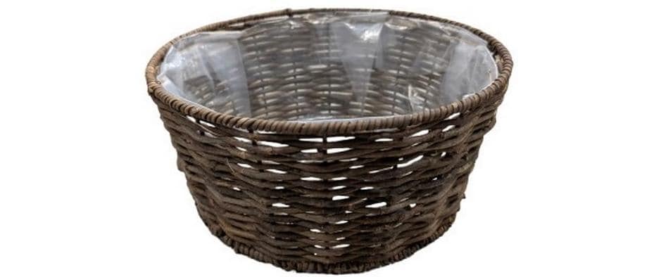CHALET Chalet Rattan Schale Kobo Wild M Braun