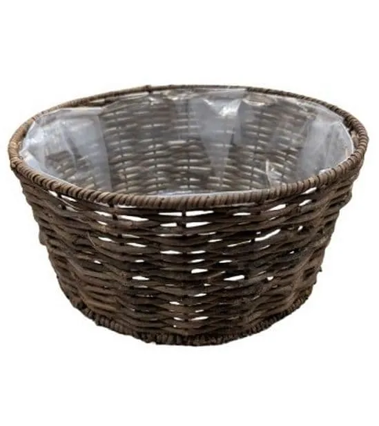 CHALET Chalet Rattan Schale Kobo Wild M Braun CHALET Chalet Rattan Schale Kobo Wild M Braun