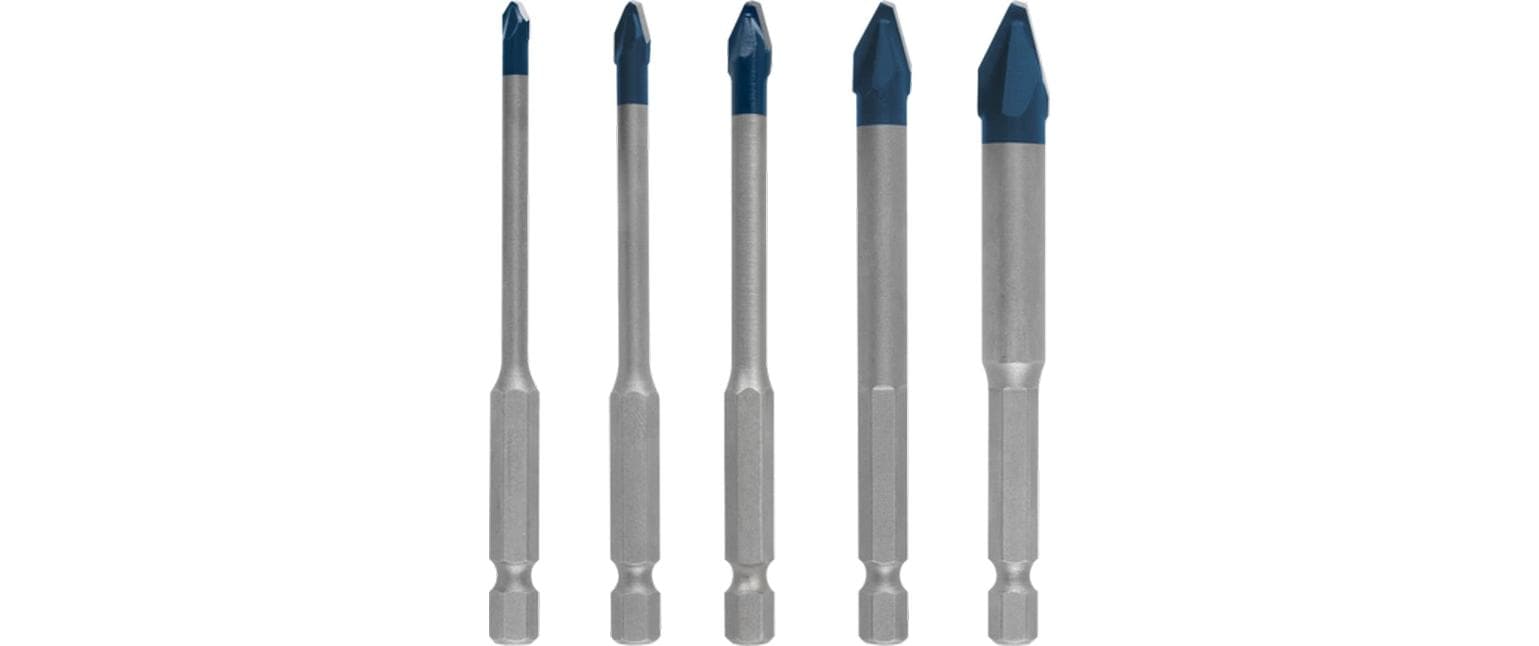 Bosch Professional Bohrer-Set Expert HEX-9 HardCeramic, 5-teilig