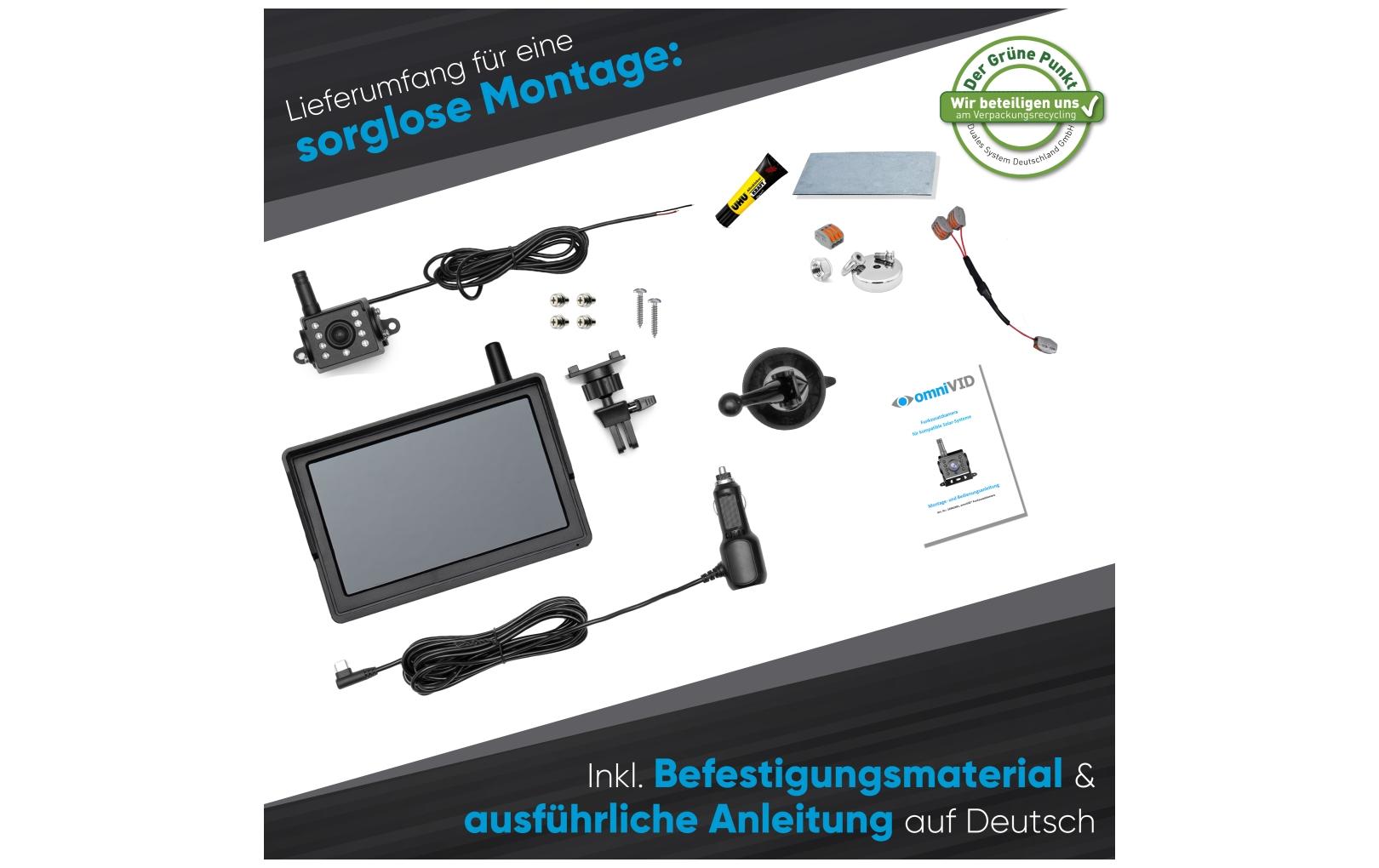 omniVID Equi-Cam mit Monitor 5 Zoll