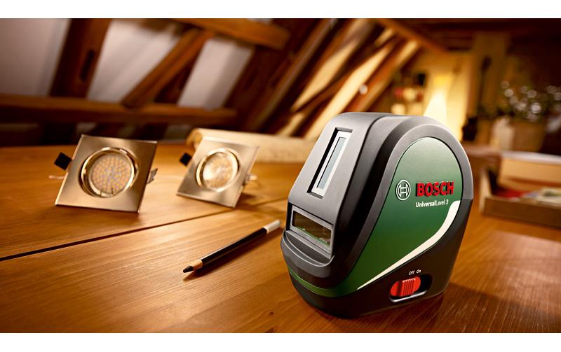 Bosch Kreuzlinien-Laser UniversalLevel 3 Set 10 m