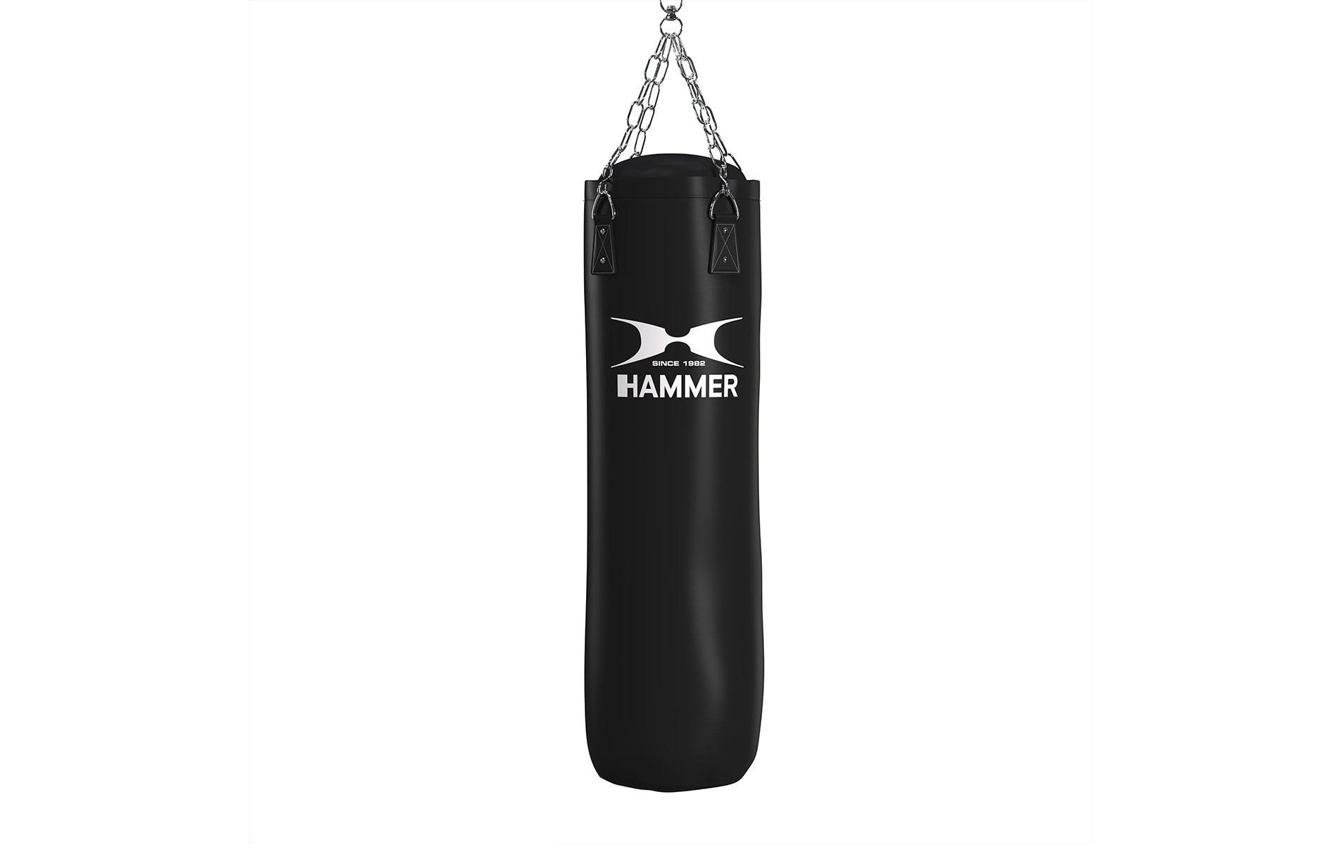 HAMMER Boxsack Premium Black Kick 180 cm