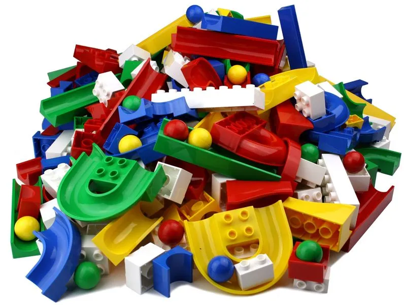 Hubelino Kugelbahn Zubehör KIGA-Set Baukasten 351 Teile