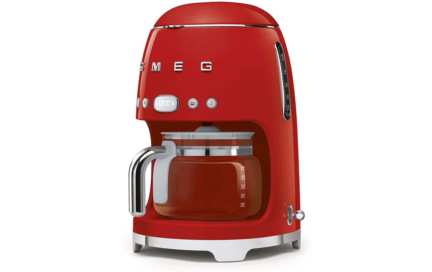 SMEG Filterkaffeemaschine 50's Style DCF02RDEU Rot