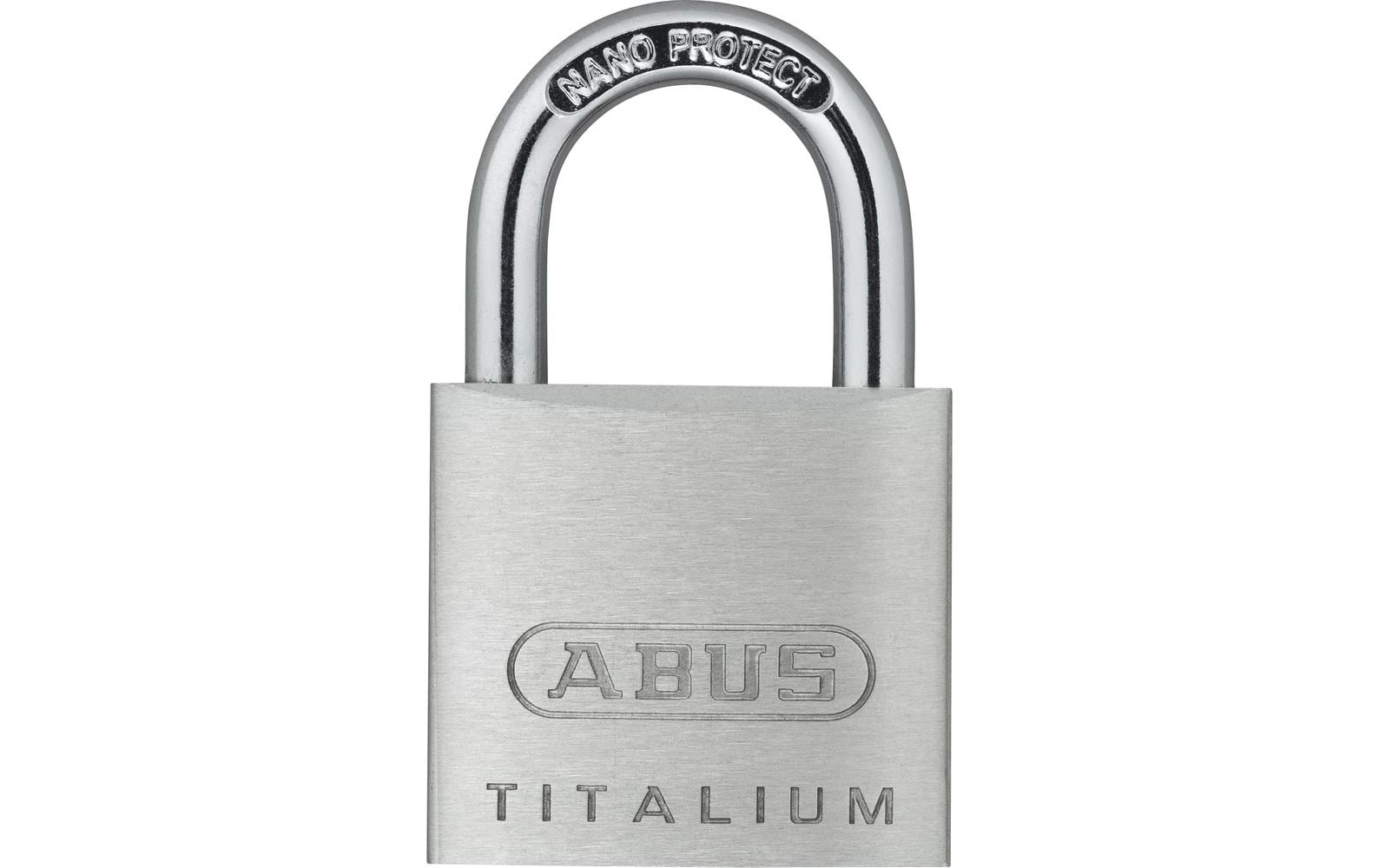 Abus Vorhängeschloss 64TI/30 Silber Aluminium Abus Vorhängeschloss 64TI/30 Silber Aluminium