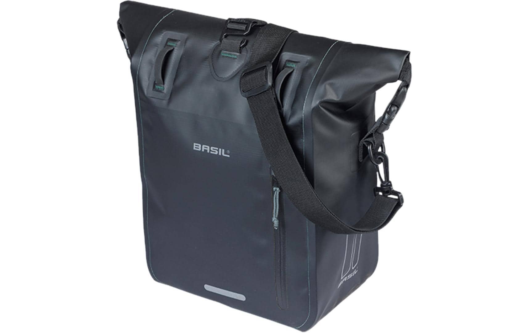 BASIL Gepäckträgertasche Rivo M, Tarpaulin MIK 12-15 l, schwarz