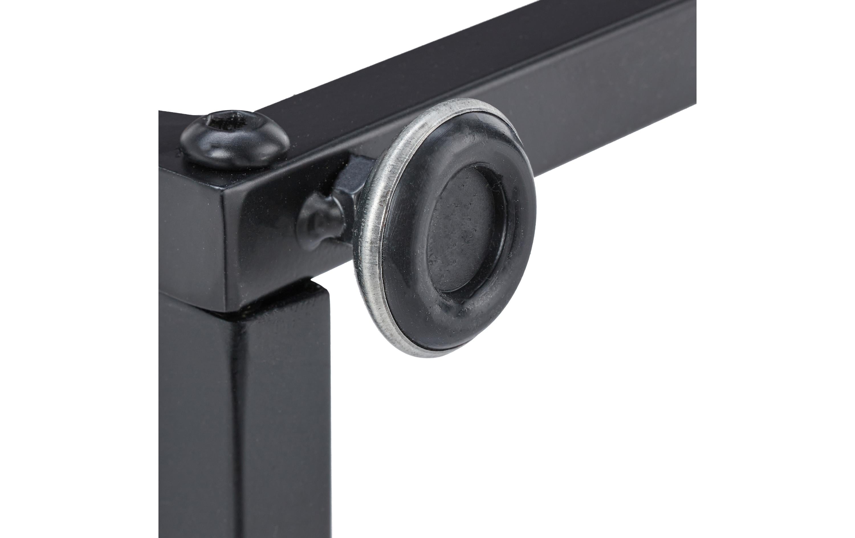 relaxdays Beistelltisch Industrial 47.5 cm x 57.5 cm, Braun/Schwarz