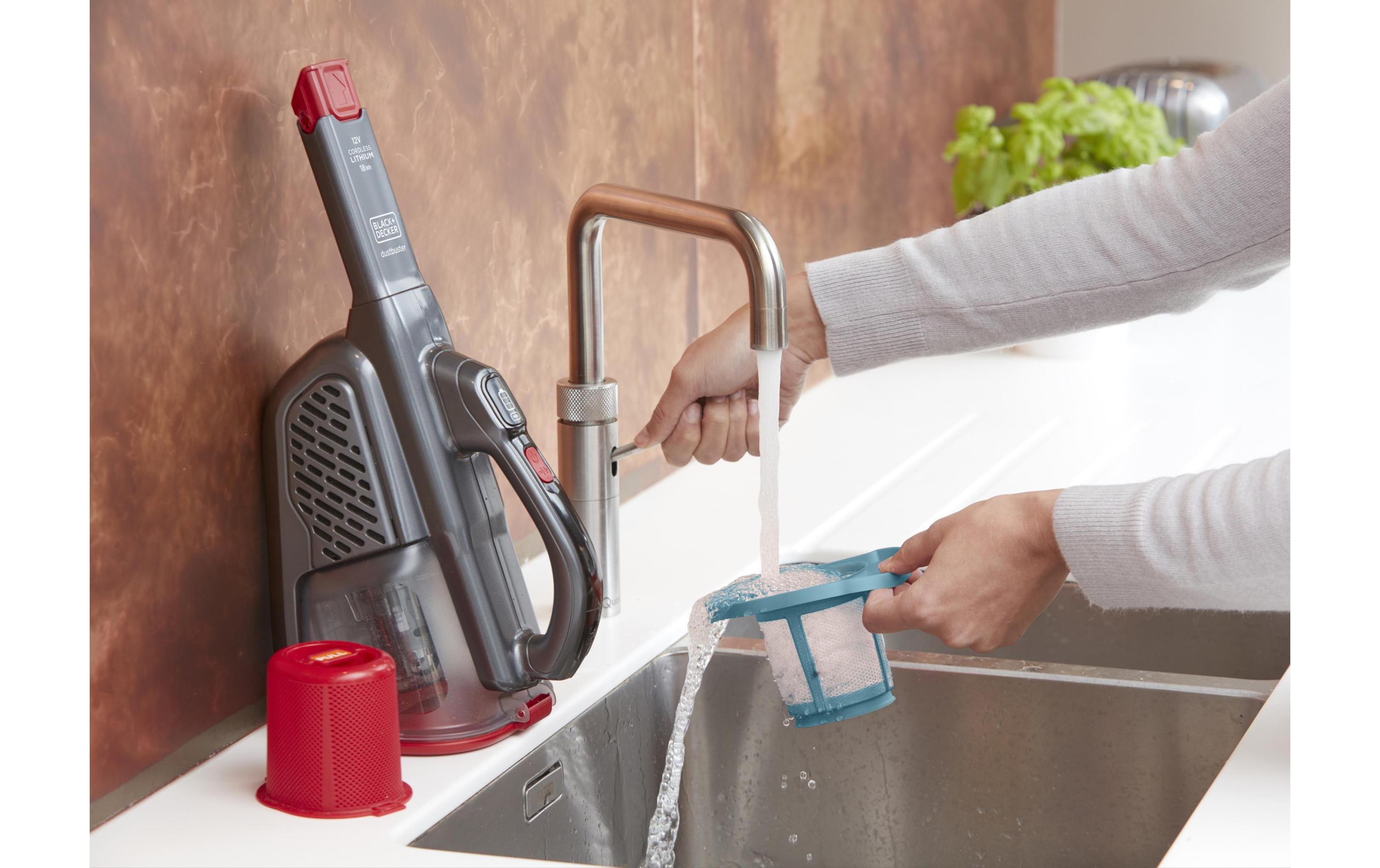 BLACK+DECKER Akku-Handsauger Dustbuster Lithium Schwarz