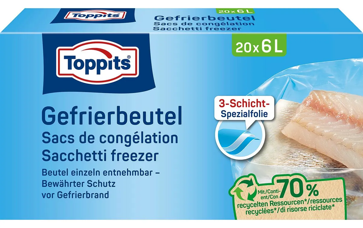 Toppits Gefrierbeutel 20 Stück