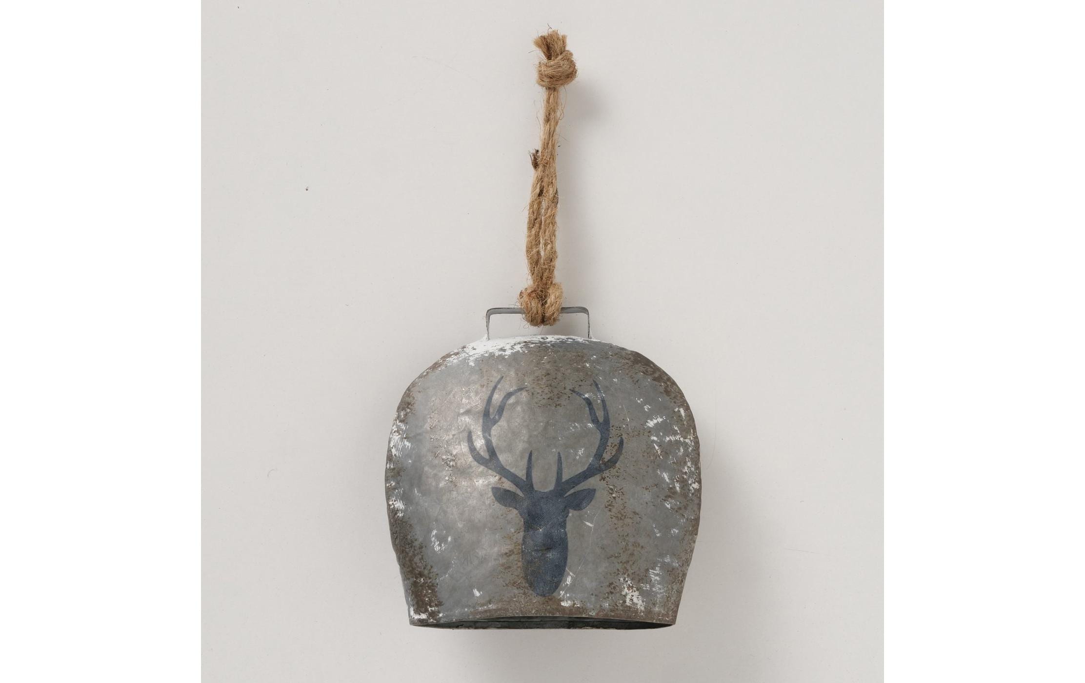 Boltze Aufsteller Kuhglocke Reinhold Metall, 14.5 x 15 cm