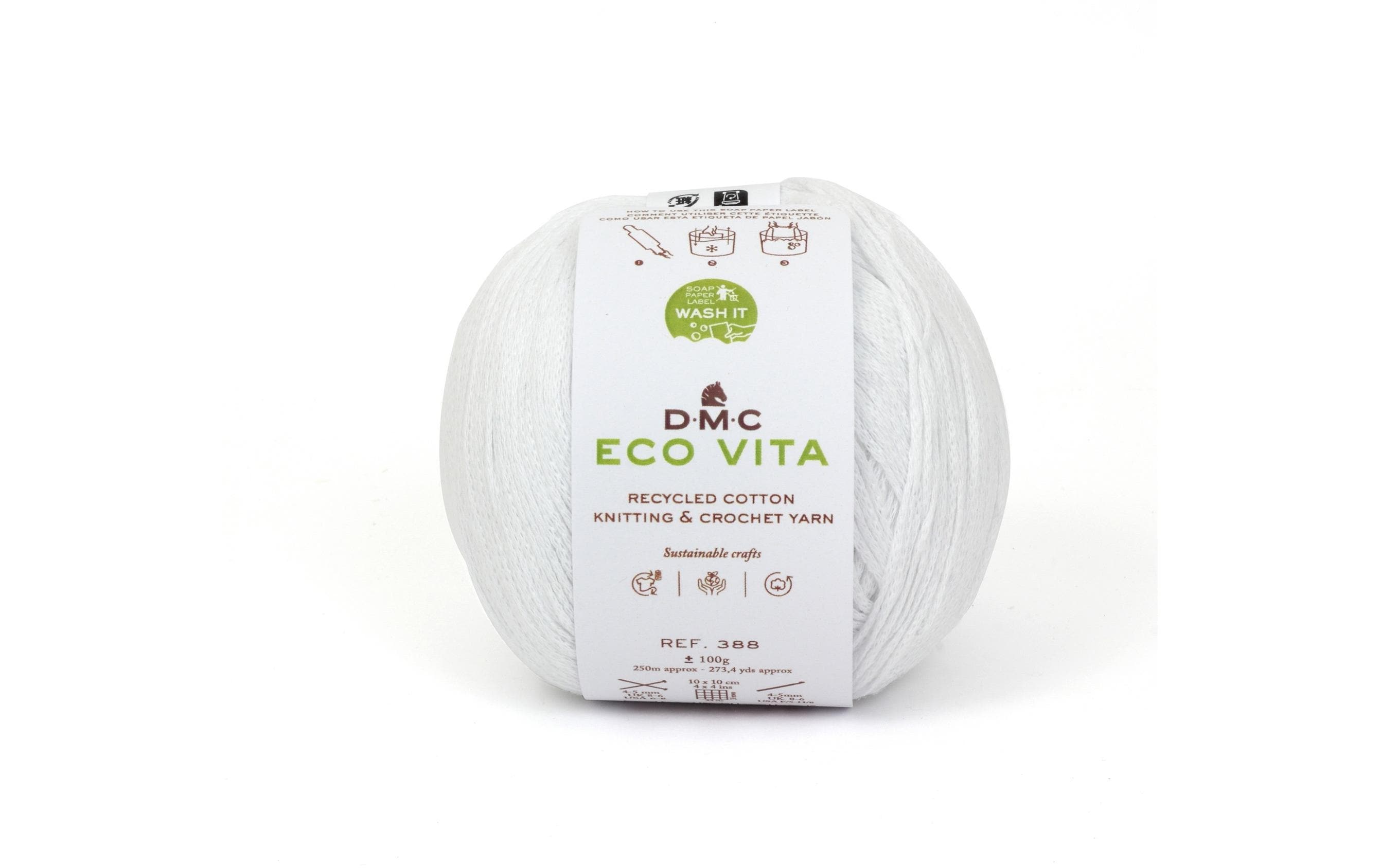 DMC Wolle Eco Vita 100 g, Weiss