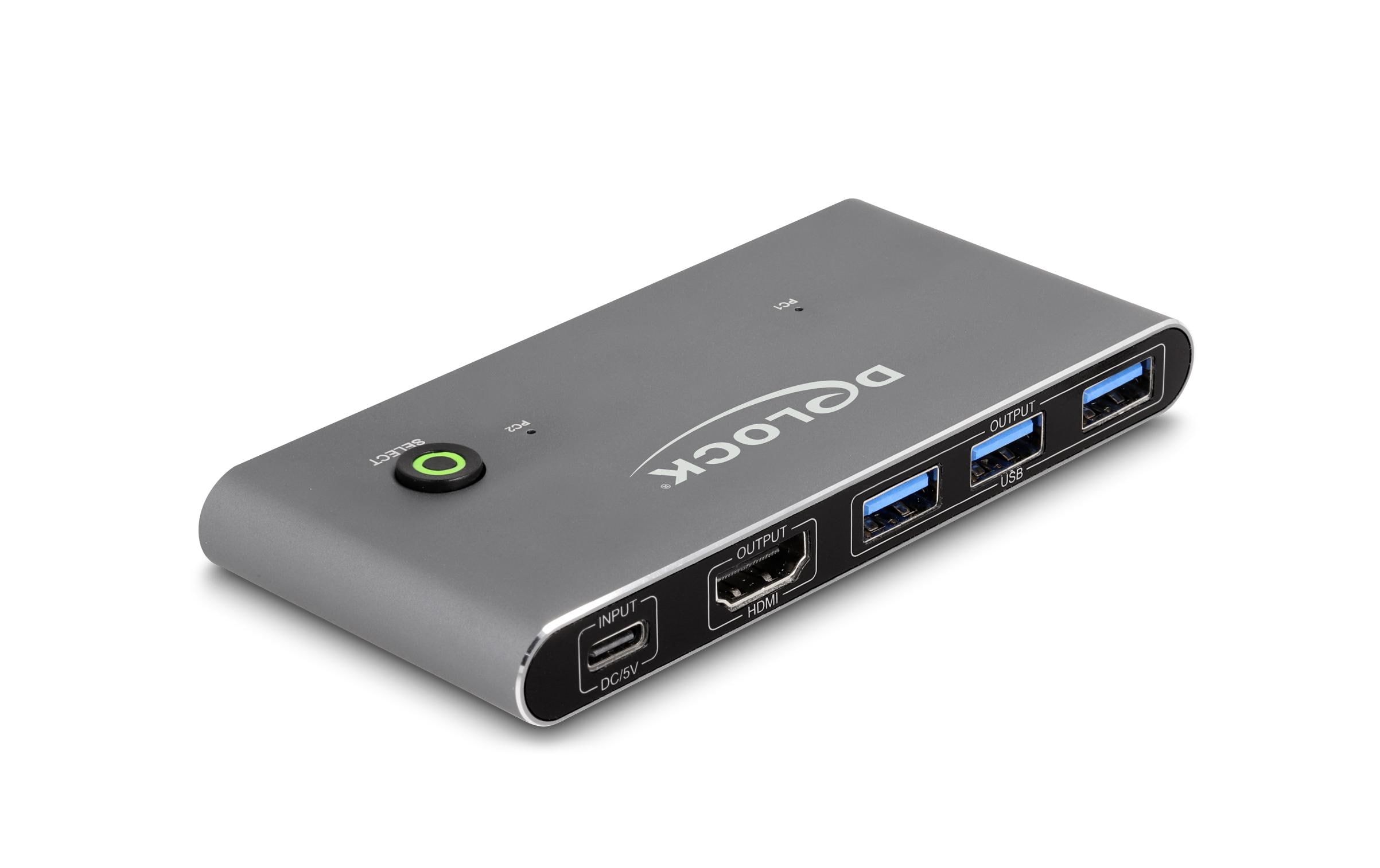Delock KVM Switch HDMI 8K 60 Hz mit USB 5 Gbps