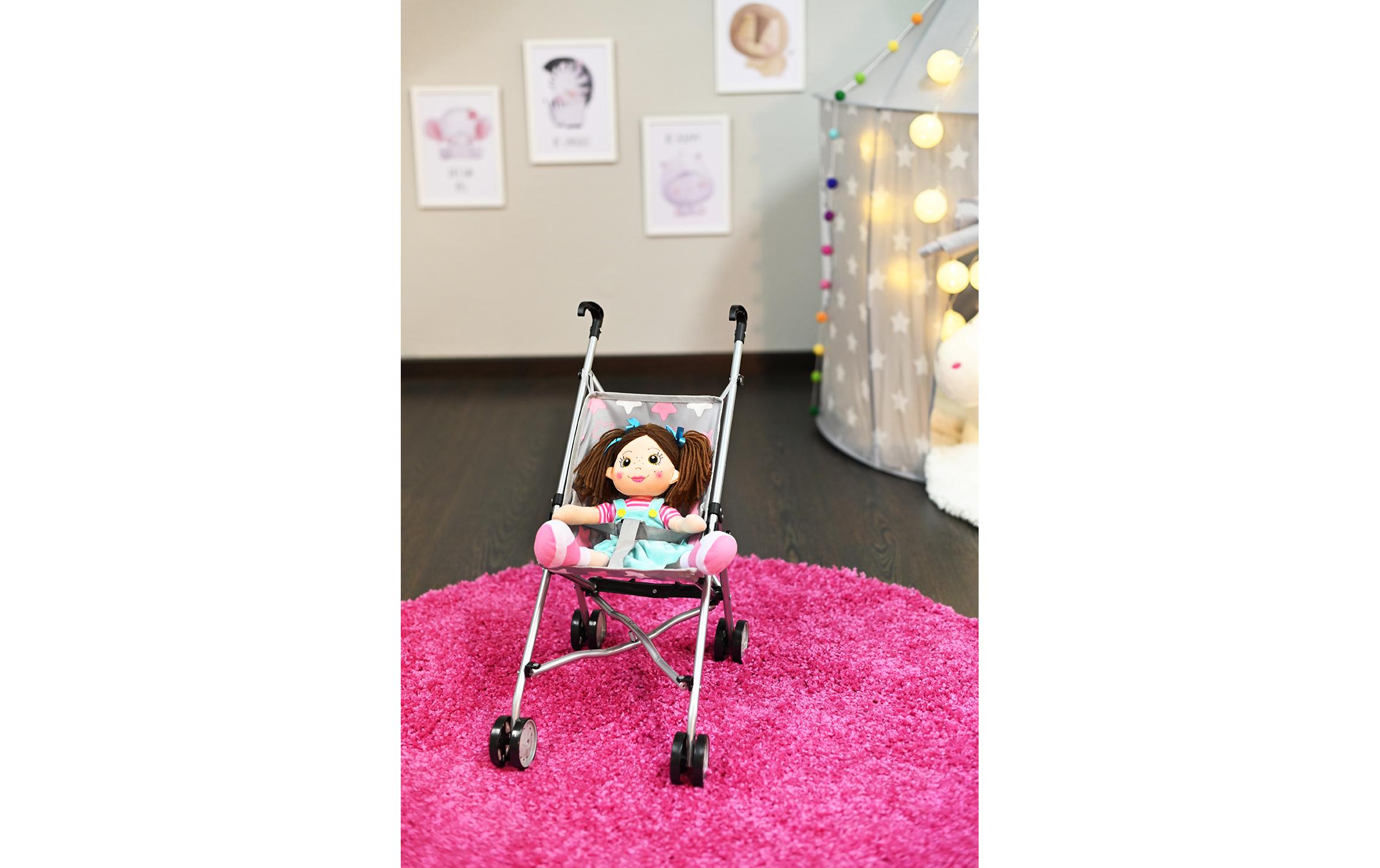 Knorrtoys Puppenbuggy Sim Princess Blue