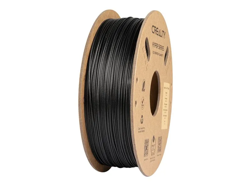 Creality Filament PLA Hyper Carbon Schwarz, 1.75 mm, 1 kg Creality Filament PLA Hyper Carbon Schwarz, 1.75 mm, 1 kg