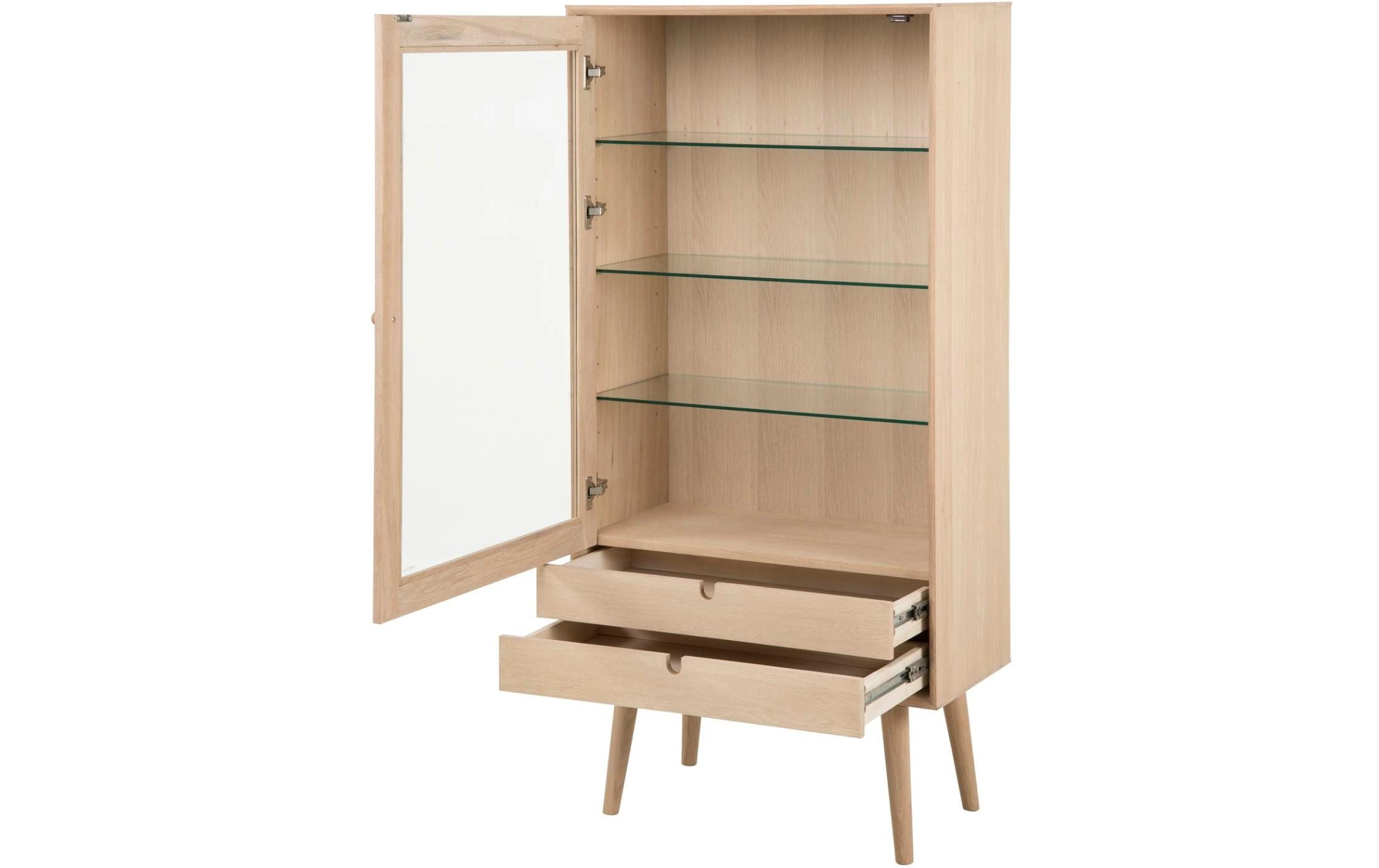 AC Design Vitrine Century Braun, 72 x 36 x 143.2 cm
