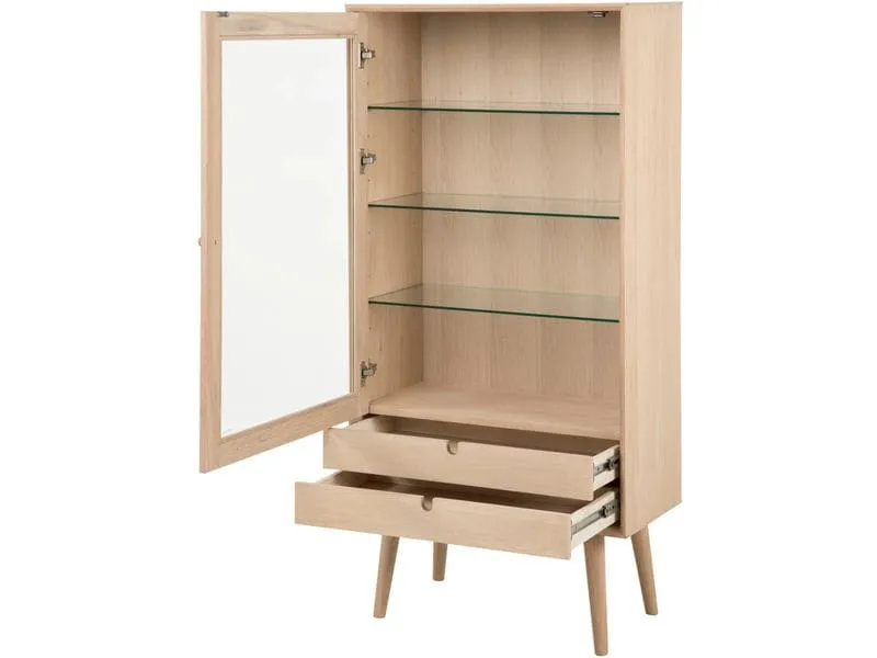 AC Design Vitrine Century Braun, 72 x 36 x 143.2 cm AC Design Vitrine Century Braun, 72 x 36 x 143.2 cm