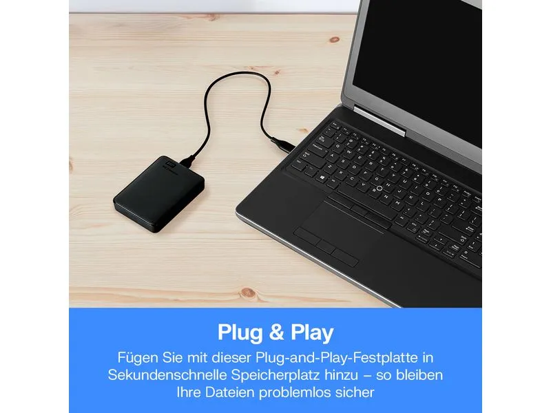 Western Digital Externe Festplatte WD Elements Portable 6 TB Western Digital Externe Festplatte WD Elements Portable 6 TB