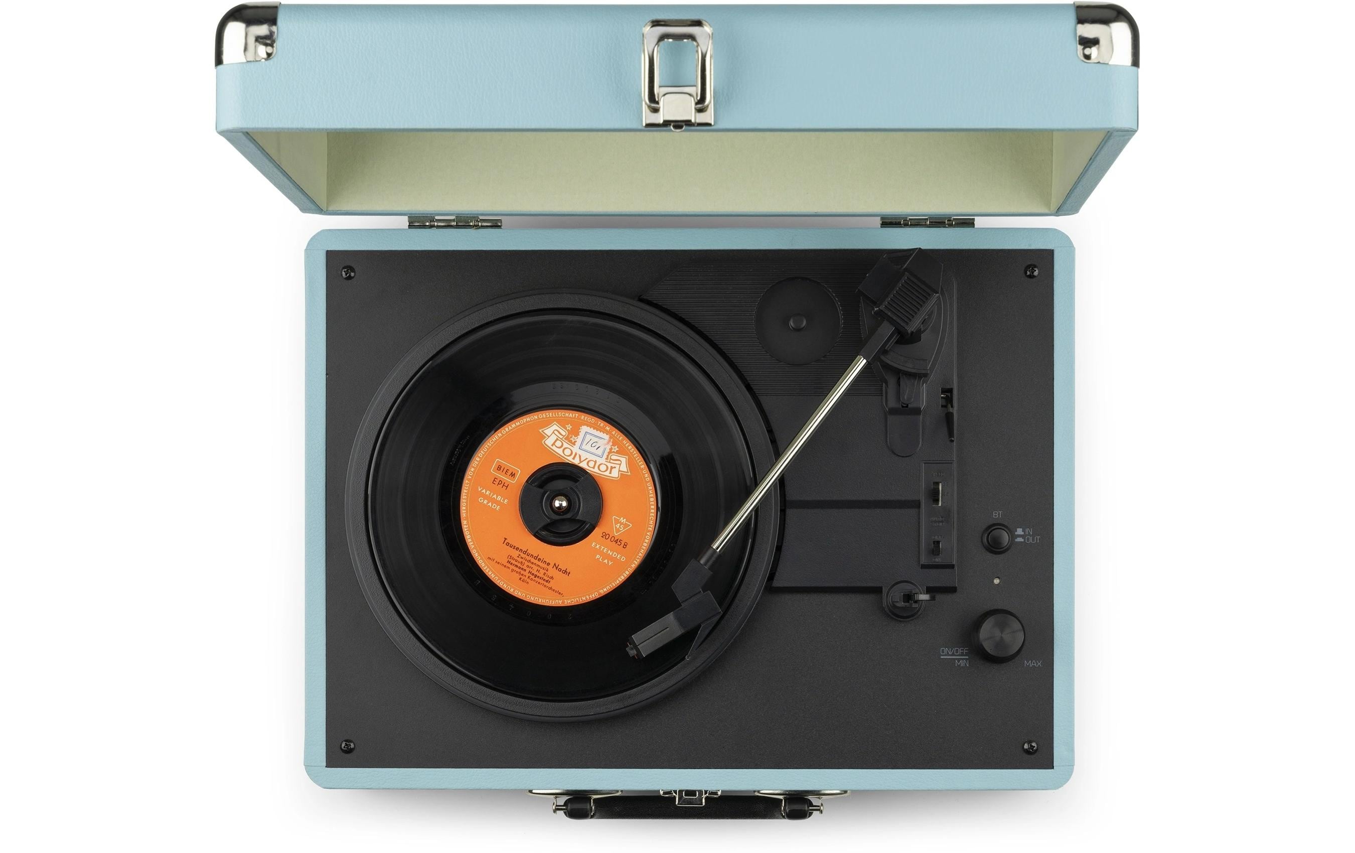 Audizio Plattenspieler mit Bluetooth RP116 Blau