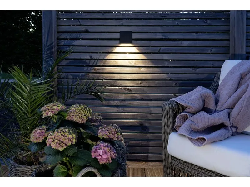 EGLO Leuchten Gartenlicht Solar Wandleuchte Schwarz EGLO Leuchten Gartenlicht Solar Wandleuchte Schwarz