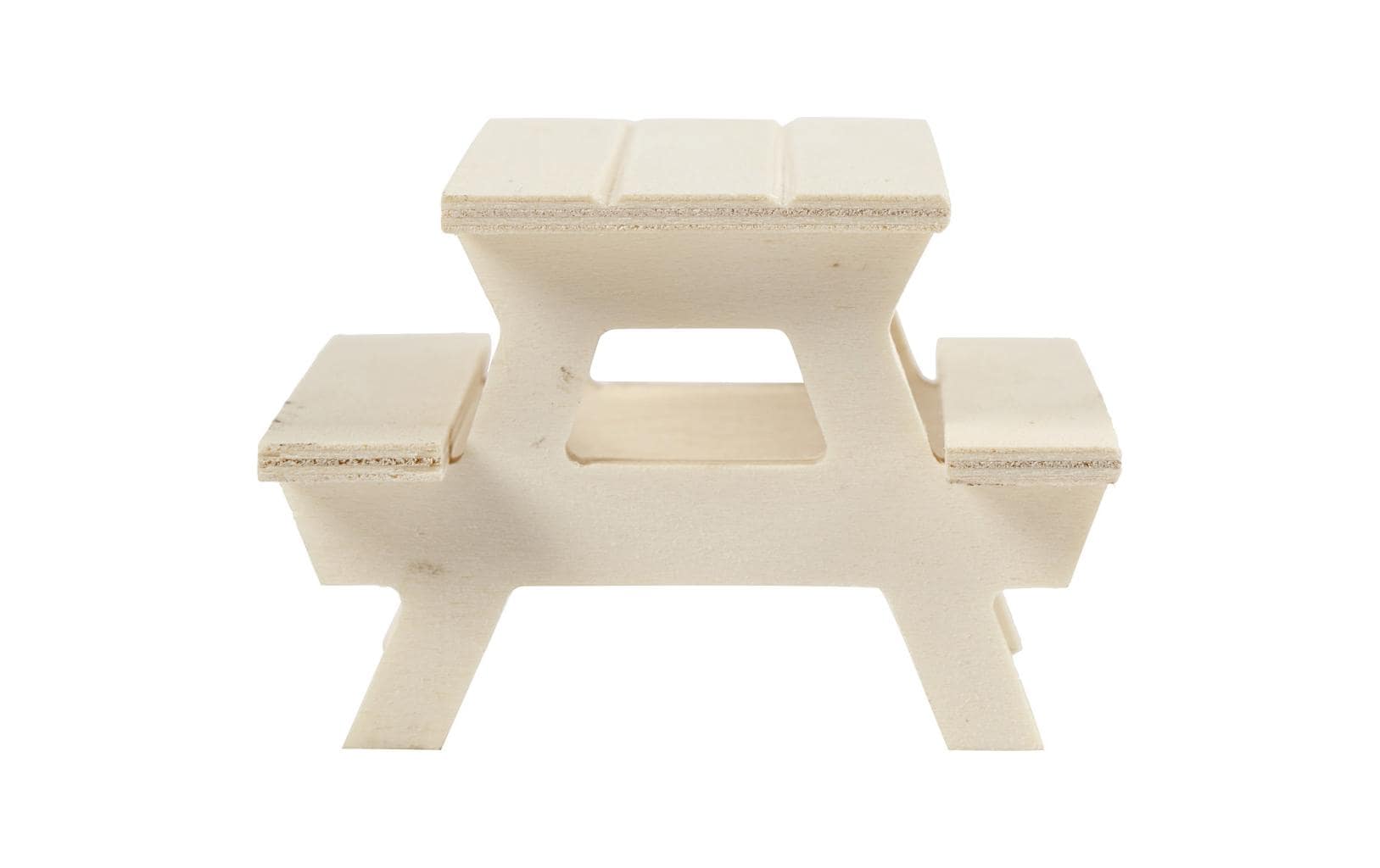 Creativ Company Mini-Möbel Picknick-Tisch mit Bank 1 Stück