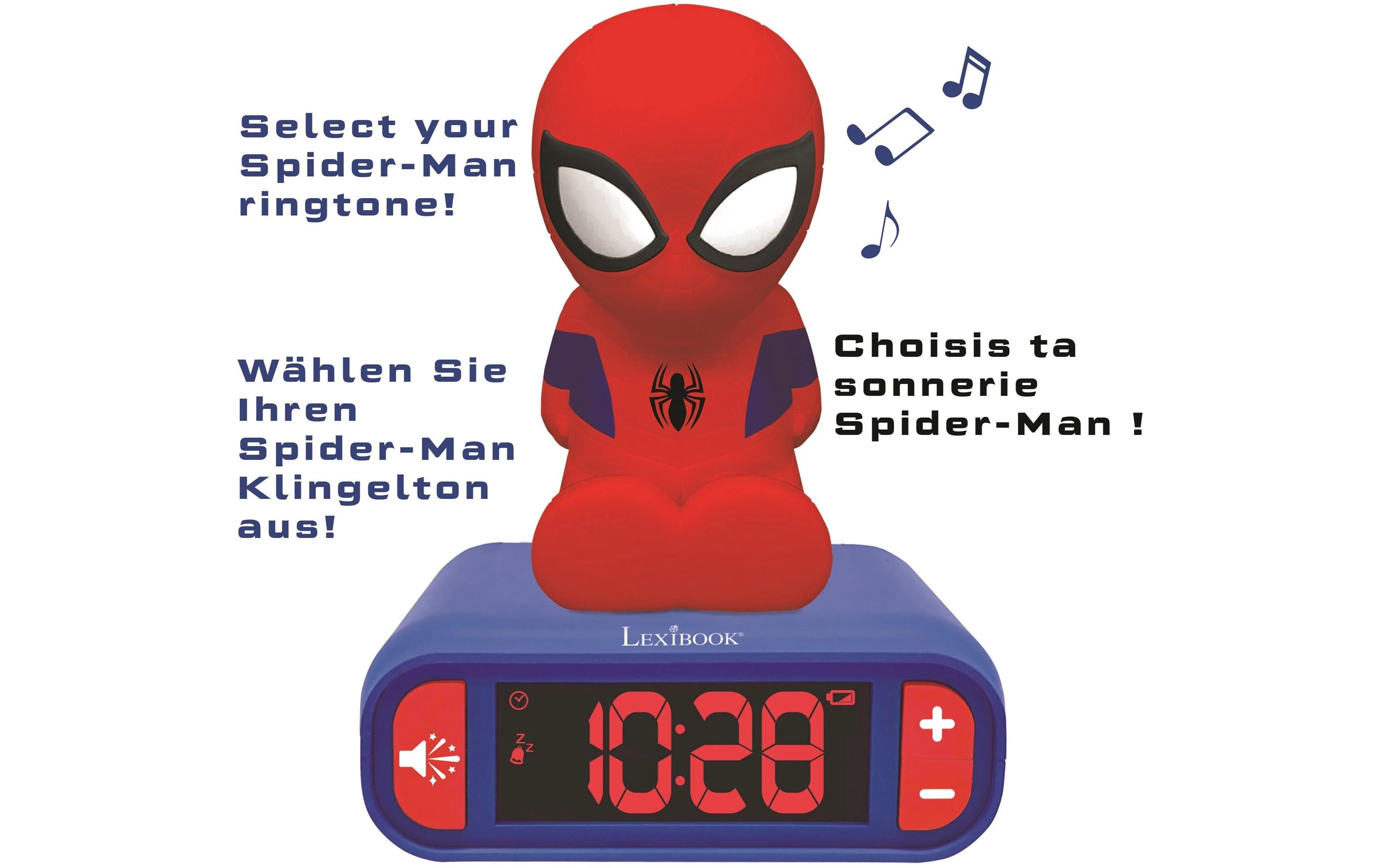 Lexibook Nachtlicht-Wecker Spider-Man