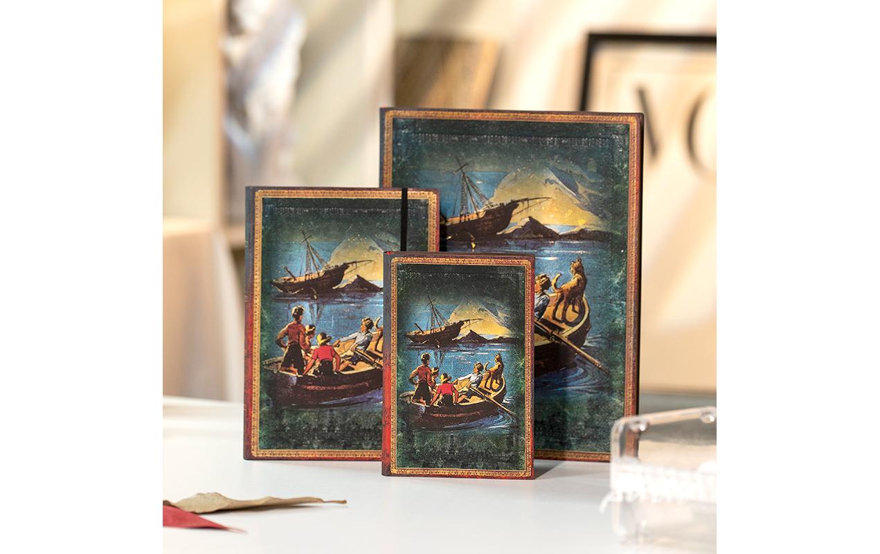 Paperblanks Notizbuch Die fünf Freunde 12 x 17 cm, Blanko, Blau